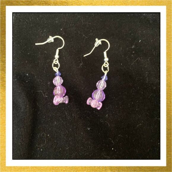3/$20 Hand Crafted BEADED Dangle HANDMADE Silver EARRINGS - Picture 1 of 1